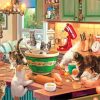 Cats In The Kitchen Paint by numbers