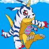 Gabumon Paint by numbers