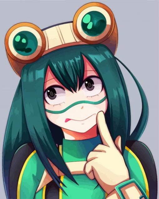 Tsuyu Asui Character Paint by numbers