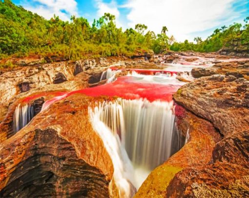 aesthetic-waterfall-in-colombia-paint-by-number