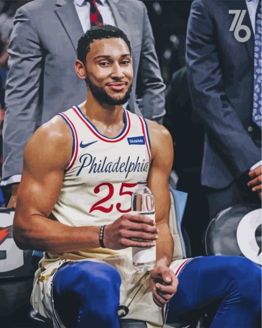 ben-simmon-Philadelphia-76ers-paint-by-numbers