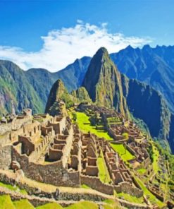 Machu Picchu Peru paint by numbers