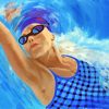 swimmer-woman-paint-by-numbers