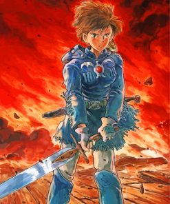 Warrior Nausicaa paint by numbers