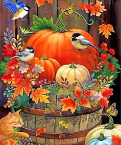 Thanksgiving of Fall Piece paint by numbers