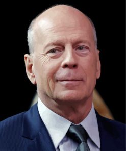 Walter Bruce Willis paint by number