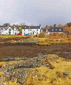 Arisaig Scotland Houses paint by number