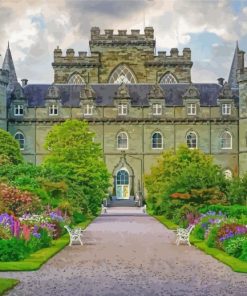 Inveraray Castle Garden paint by number