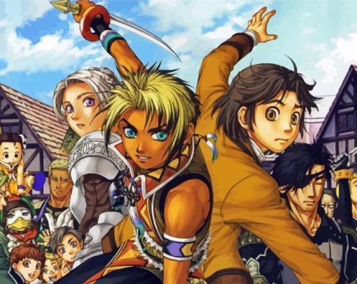 Suikoden Game paint by number