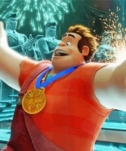 Wreck It Ralph Character paint by number