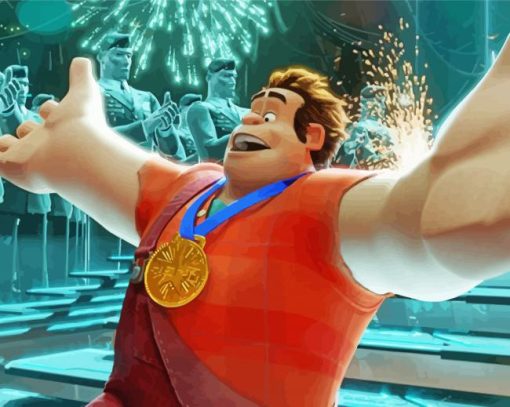 Wreck It Ralph Character paint by number