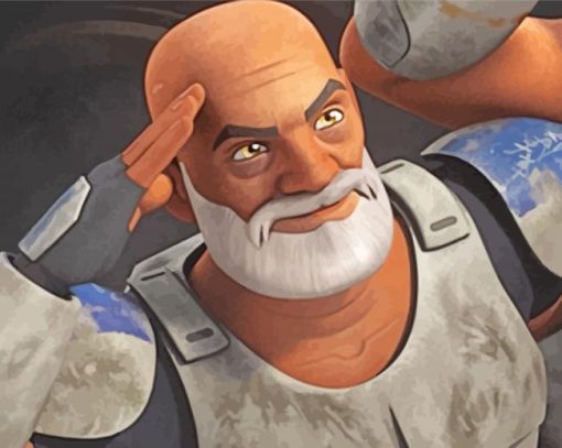 Captain Rex paint by number