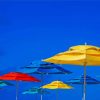 Colorful Beach Umbrella paint by number