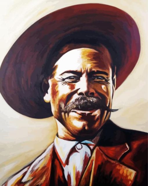 Pancho Villa Art paint by number