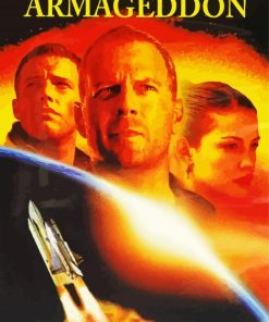 Armageddon Movie Poster paint by number