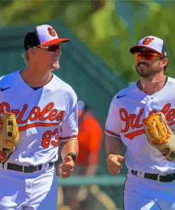 Baltimore Orioles Players paint by number