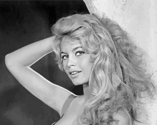 Brigitte Bardot paint by number