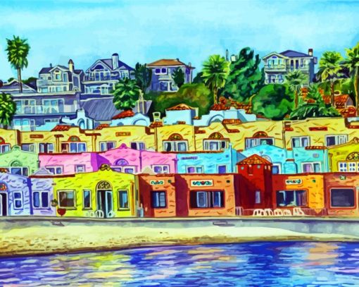 Capitola California Art paint by number