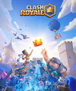 Clash Royale Game Poster paint by number