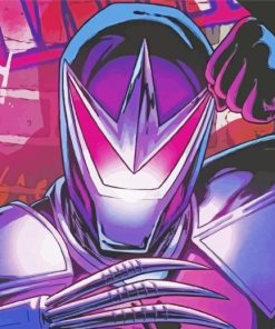 Darkhawk Superhero paint by number