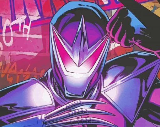 Darkhawk Superhero paint by number