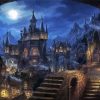 Dark Fantasy Castle paint by number