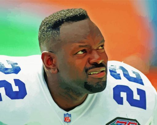 Emmitt Smith paint by number