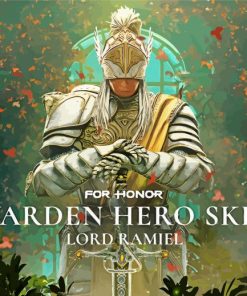 For Honor Warden Hero Skin paint by number