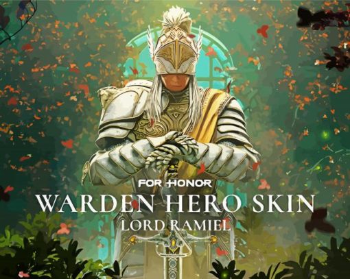 For Honor Warden Hero Skin paint by number