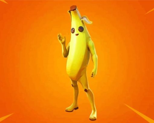 Fortnite Banana paint by number