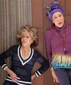 Grace And Frankie Characters paint by number