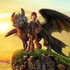 How To Train A Dragon paint by number