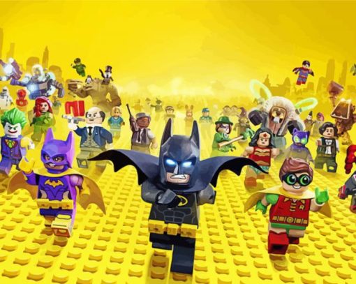 LEGO Batman Movie paint by number