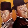 Laurel And Hardy Art paint by number