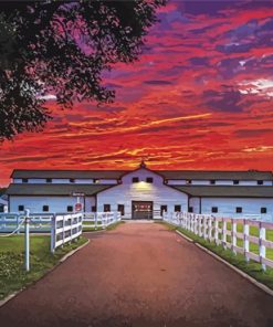 Leipers Fork Village At Sunset paint by number