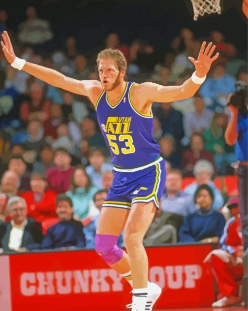 Mark Eaton Player paint by number