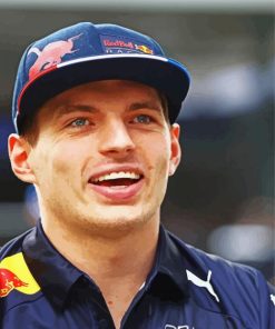 Max Verstappen paint by number