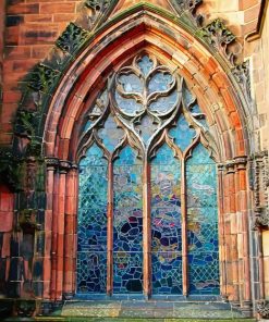 Old Church Window paint by number