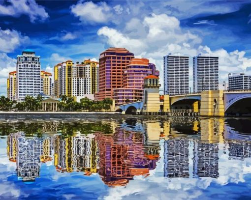 South Florida Buildings paint by number