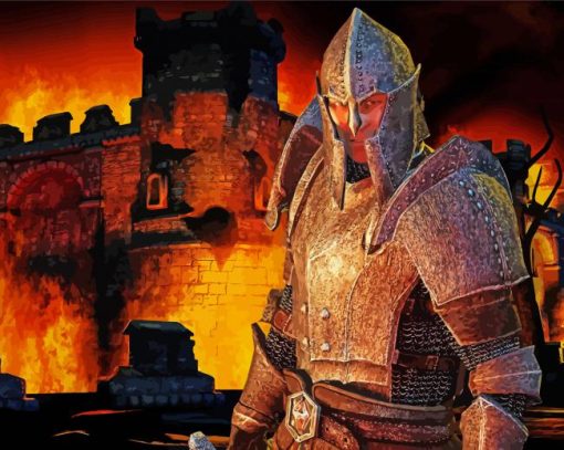 The Elder Scrolls IV Oblivion Game paint by number