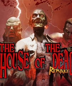 The House Of The Dead Video Game paint by number