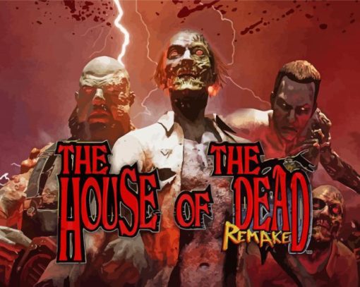 The House Of The Dead Video Game paint by number