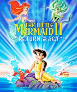 The Little Mermaid II paint by number