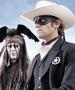 The Lone Ranger Characters paint by number