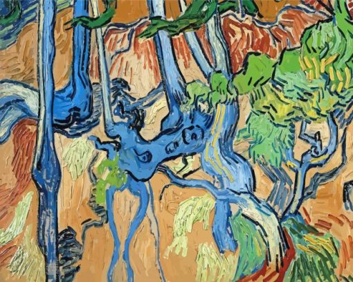 Van Gogh The Root paint by number