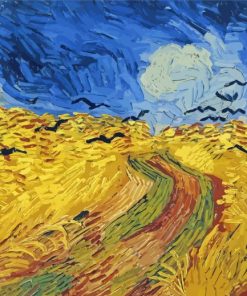 Wheatfield With Crows Van Gogh paint by number