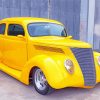 Yellow 1937 Ford paint by number