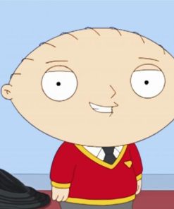 Family Guy Stewie Griffin paint by number