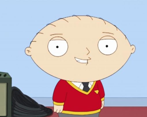 Family Guy Stewie Griffin paint by number