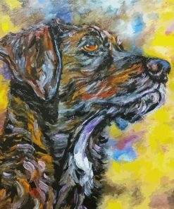 Plott Hound Art paint by number